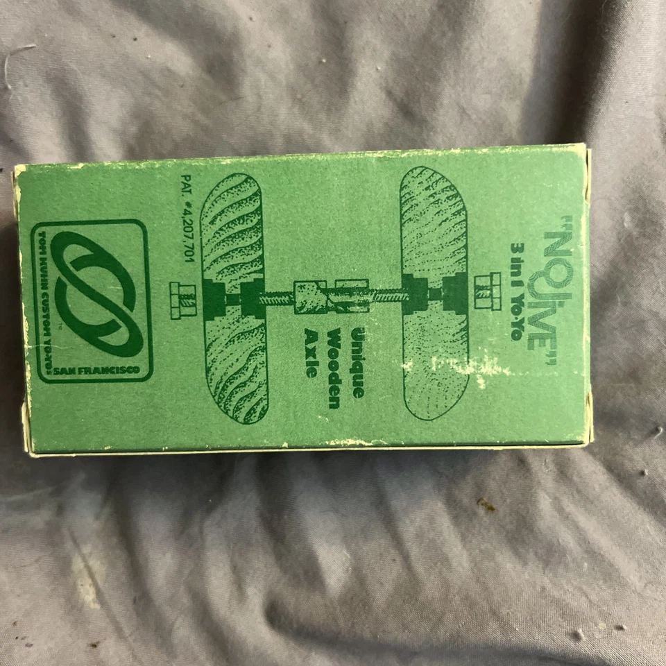 De colección Tom Kuhn No Jive 3 en 1 Yo Yo Personalizado Caja Original Papeleo Nuevo de Lote Antiguo 1979 Foto 2 de 4