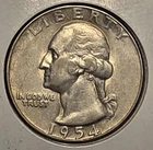 *SILVER* 1954-S  Washington Quarter - 90% Silver