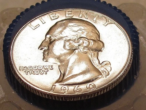 1960 Choice BU Quarter 90% SILVER EYE CANDY  Blazing Cartwheel Luster #1202 ~ 5