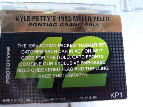 * Kyle Petty Action Packed Prototype Promo Card 24k series - Picture 2 of 10