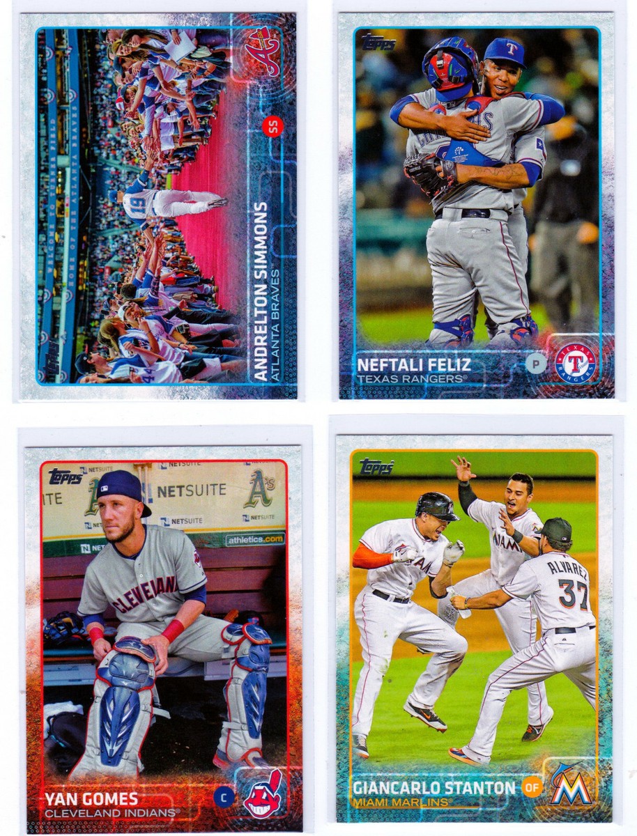 2015 TOPPS PHOTO VARIATION UPICK AOKI GOMES HEYWARD STANTON FELIZ SIMMONS KEMP