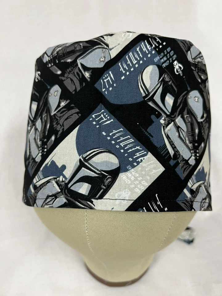 Men/Women Surgical Scrub Cap Lined SW 100% Cotton - Image 2 of 3