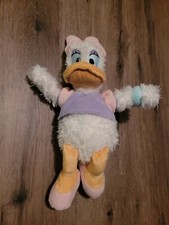 Disneyland Disney Parks 12  Plush Daisy Duck Bean Bag Stuffed Animal Toy Doll