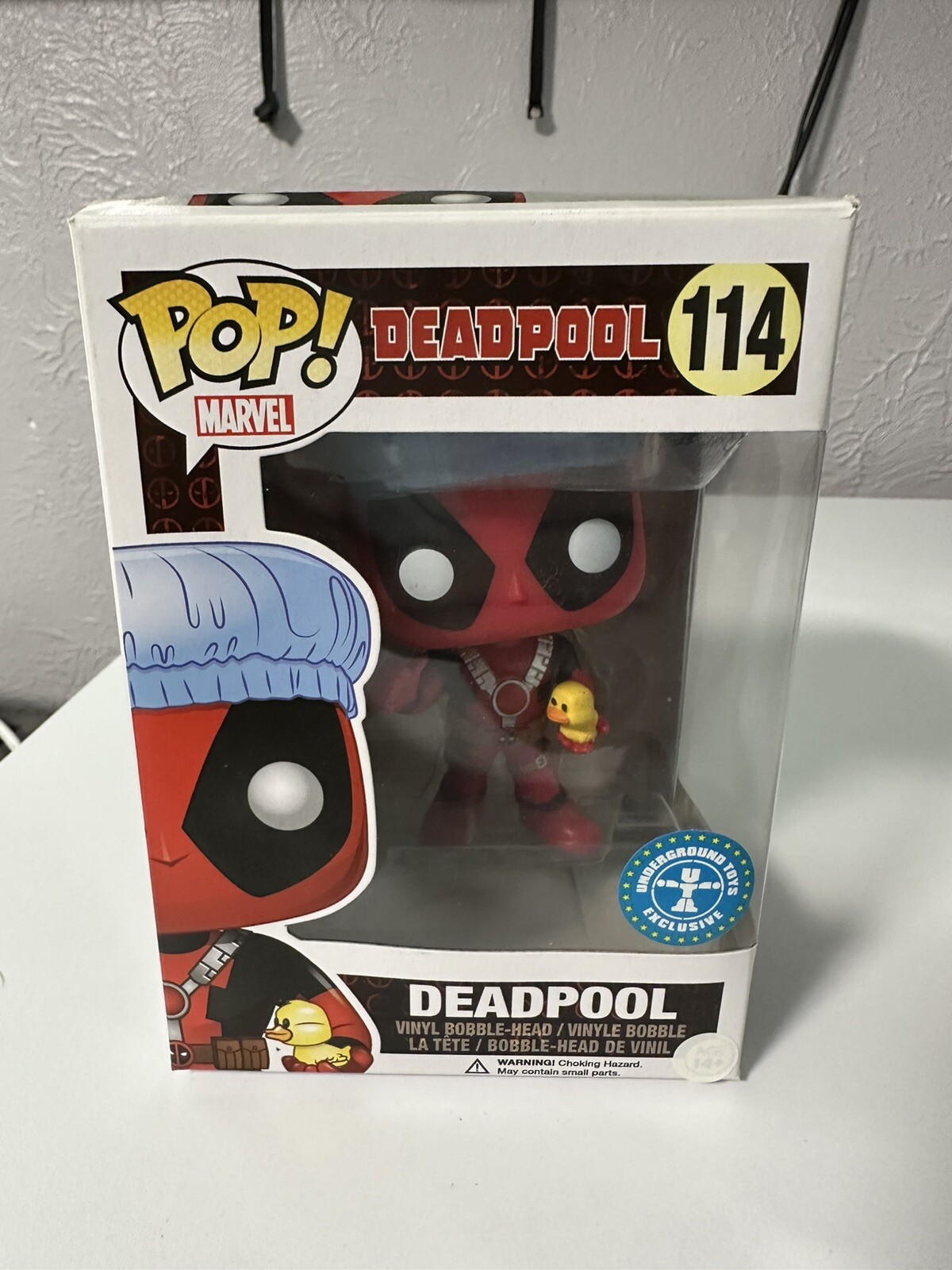 Funko Pop! Vinilo: Marvel - Deadpool (Gorra De Ducha Con Pato) - Target (T)...