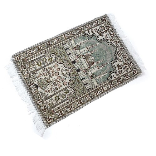 AU Islamic Prayer Mat Muslims Mat Thick Soft Prayer Rug for Eid Travel Ramadan - Picture 18 of 50
