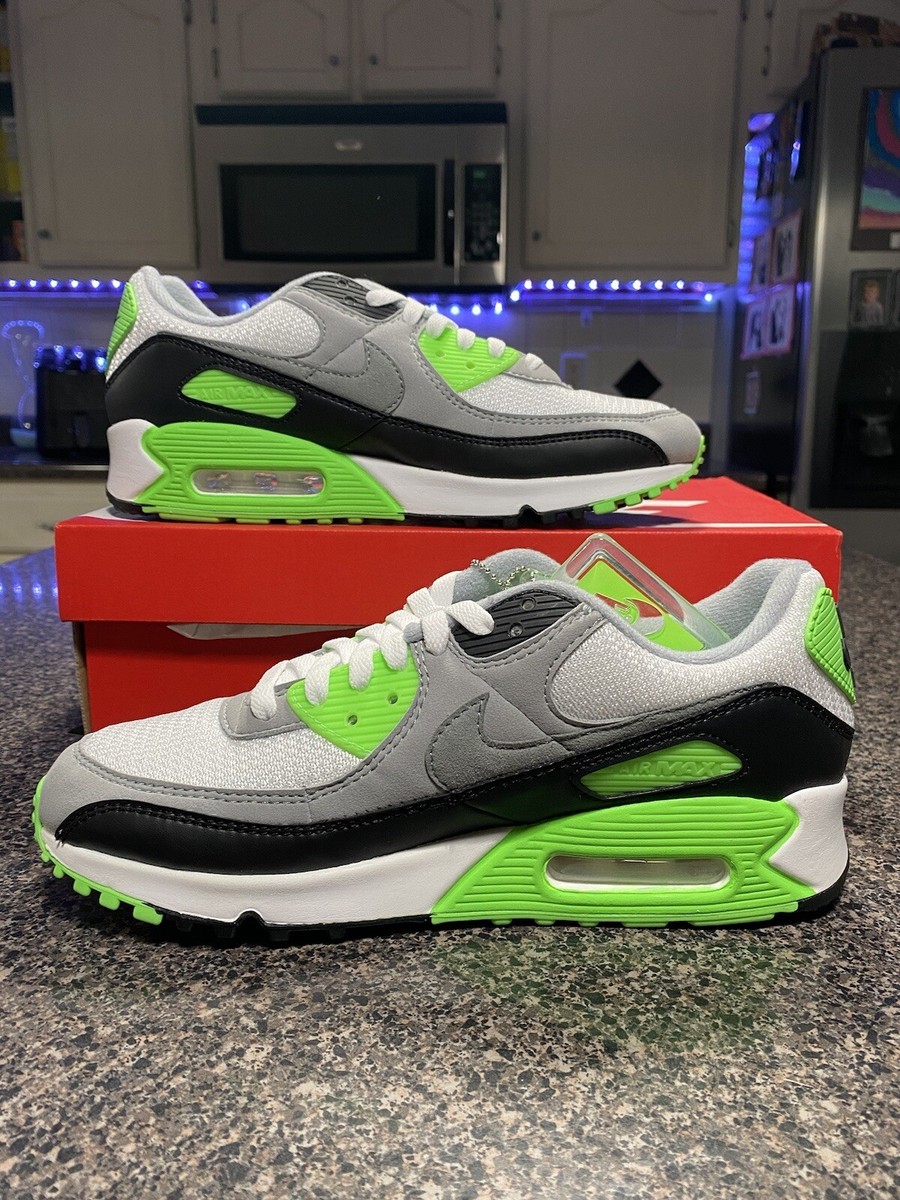 Size 7.5 - Nike Air Max 90 Lime 2020 194274817416| eBay