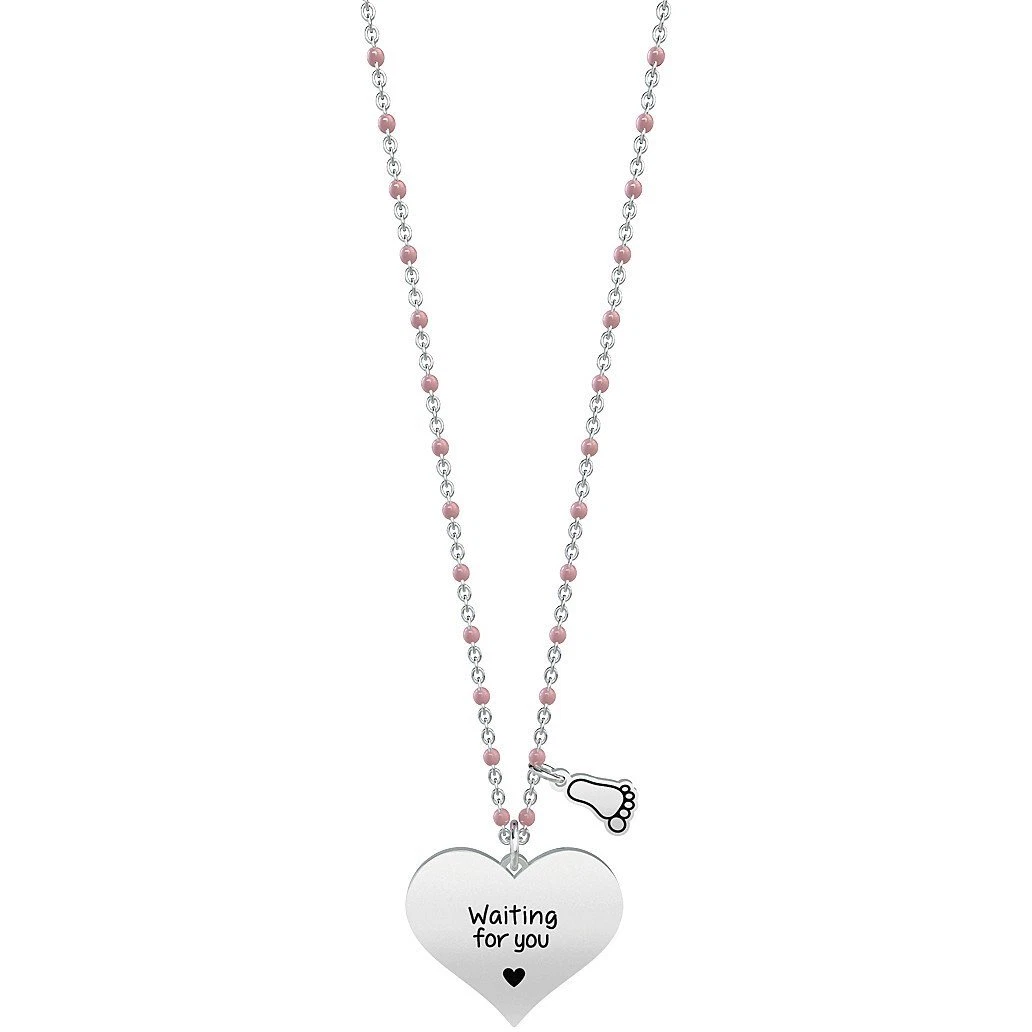 Collana Donna Argento 925 Ciondolo Cuore con Incisione