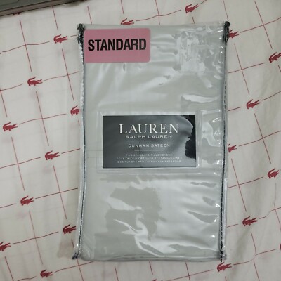Ralph Lauren Dunham Sateen 300tc 100 Cotton Standard Pillowcases