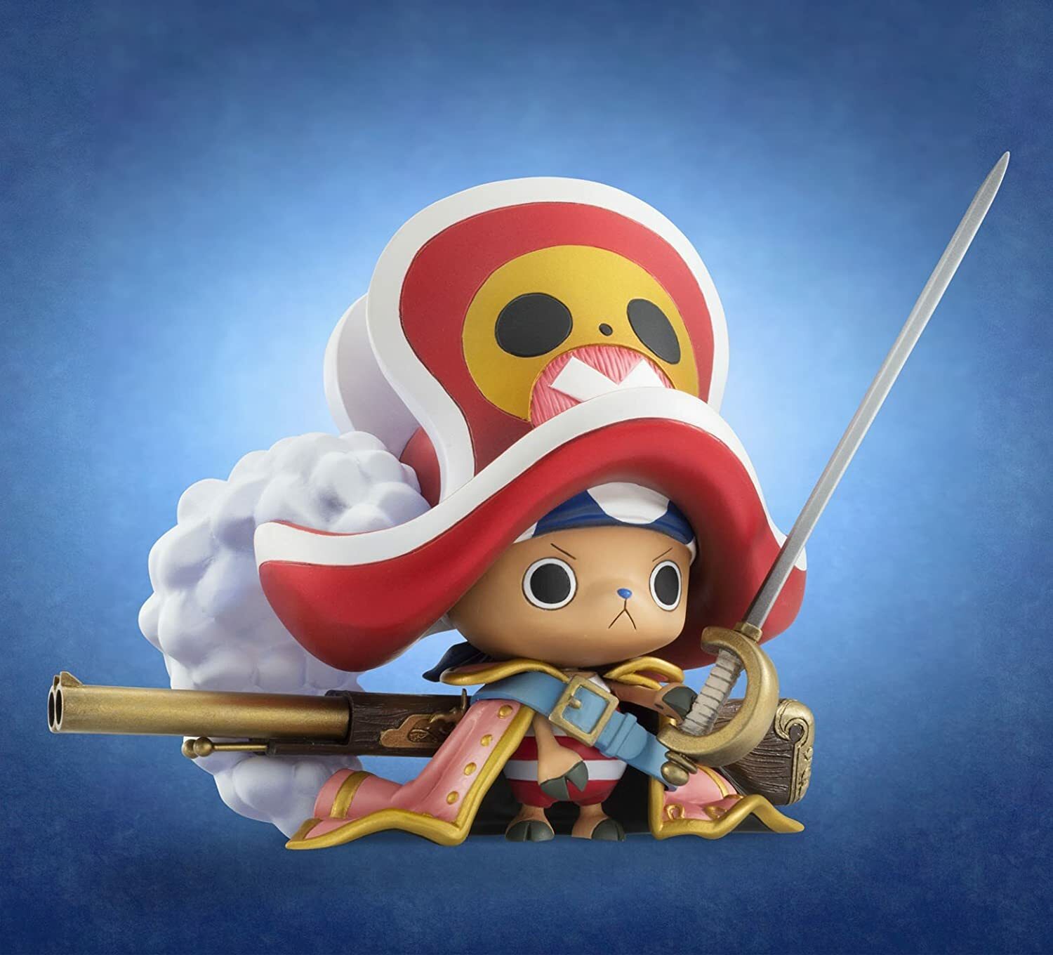  Megahouse One Piece Portrait of Pirates Motion Ability Statue:  Tony Chopper Horn Point PVC Figure (Ex Model) : Toys & Games