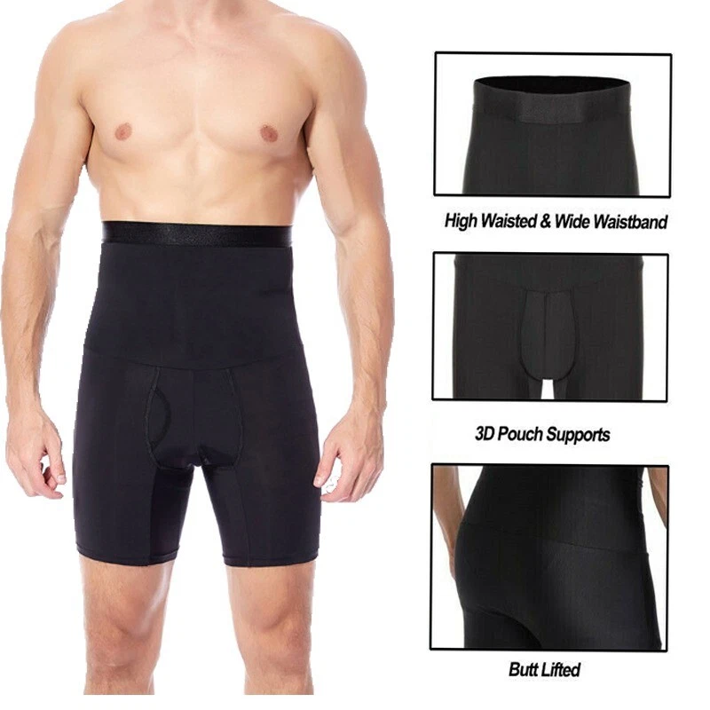 Faja Colombiana para Hombre High Waist Stomach Shaper with Boxer Brief Shapewear - Image 4 of 4