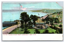 Hudson River From Claremont New York NY UNP UDB Postcard O15