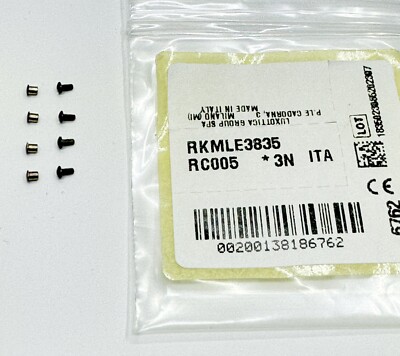Prada PS 56MS Linea Rossa BLACK Replacement Lens Screws Kit Authentic New