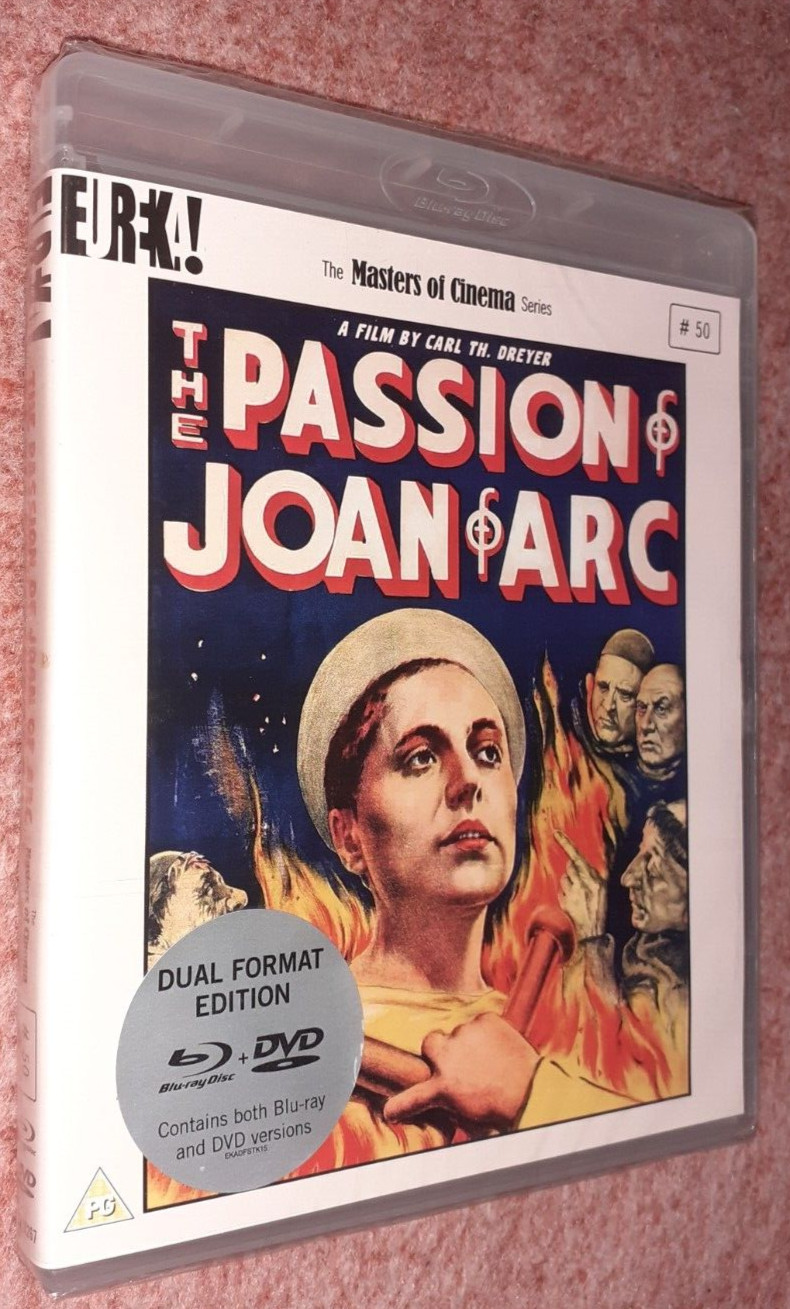 The Passion of Joan of Arc - Masters of Cinema - Blu-ray + DVD New & Sealed