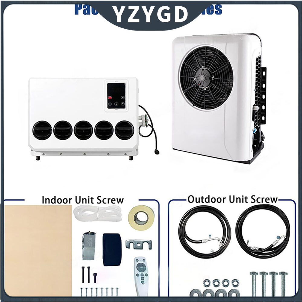 12V 12000 BTU Split AC for Trucks Buses RVs Caravans-image