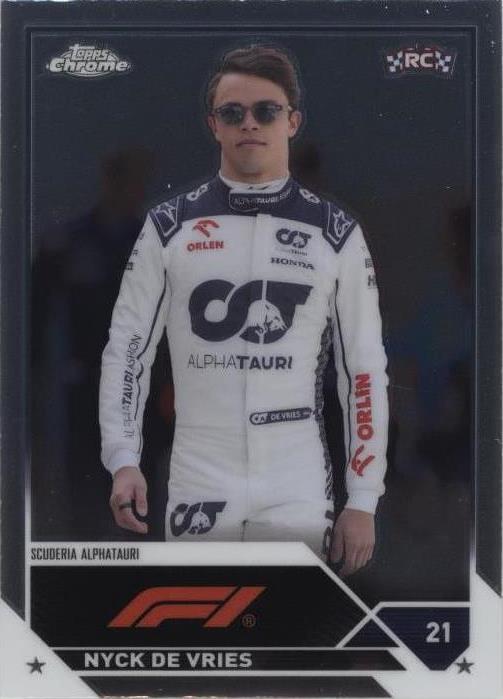 2023 Topps Chrome Formula 1 - Nyck De Vries #68 - 1 of 1