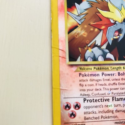 1995 entei pokemon card Entei Reverse Holo WotC Promo Pokemon Movie 34 SWIRL PSA 10 – TBC Games