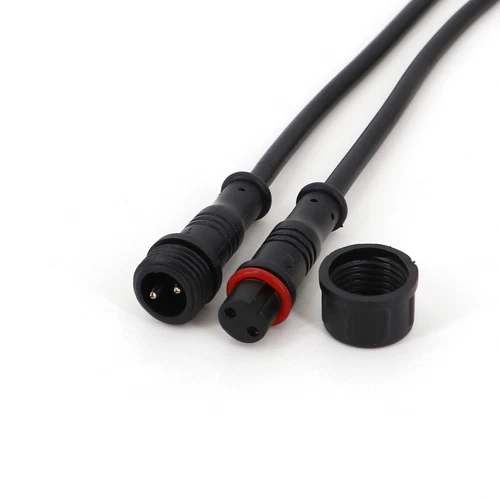 10Pairs 2/3Pin 18/22AWG Waterproof LED Strip Male & Female Cable Connectors USA - Foto 6 di 23
