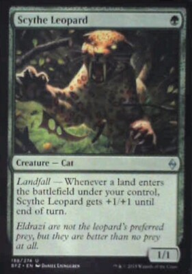 Scythe Leopard - Battle for Zendikar: #188, Magic: The Gathering