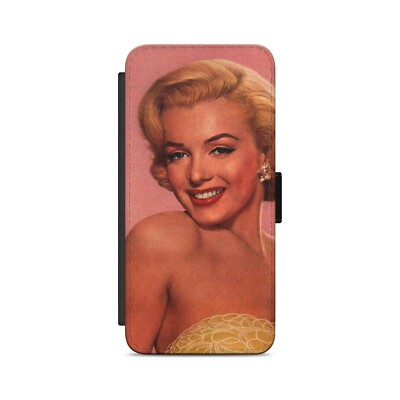 MARILYN MONROE Retro Art Flip Wallet Handyhülle für iPhone Modelle