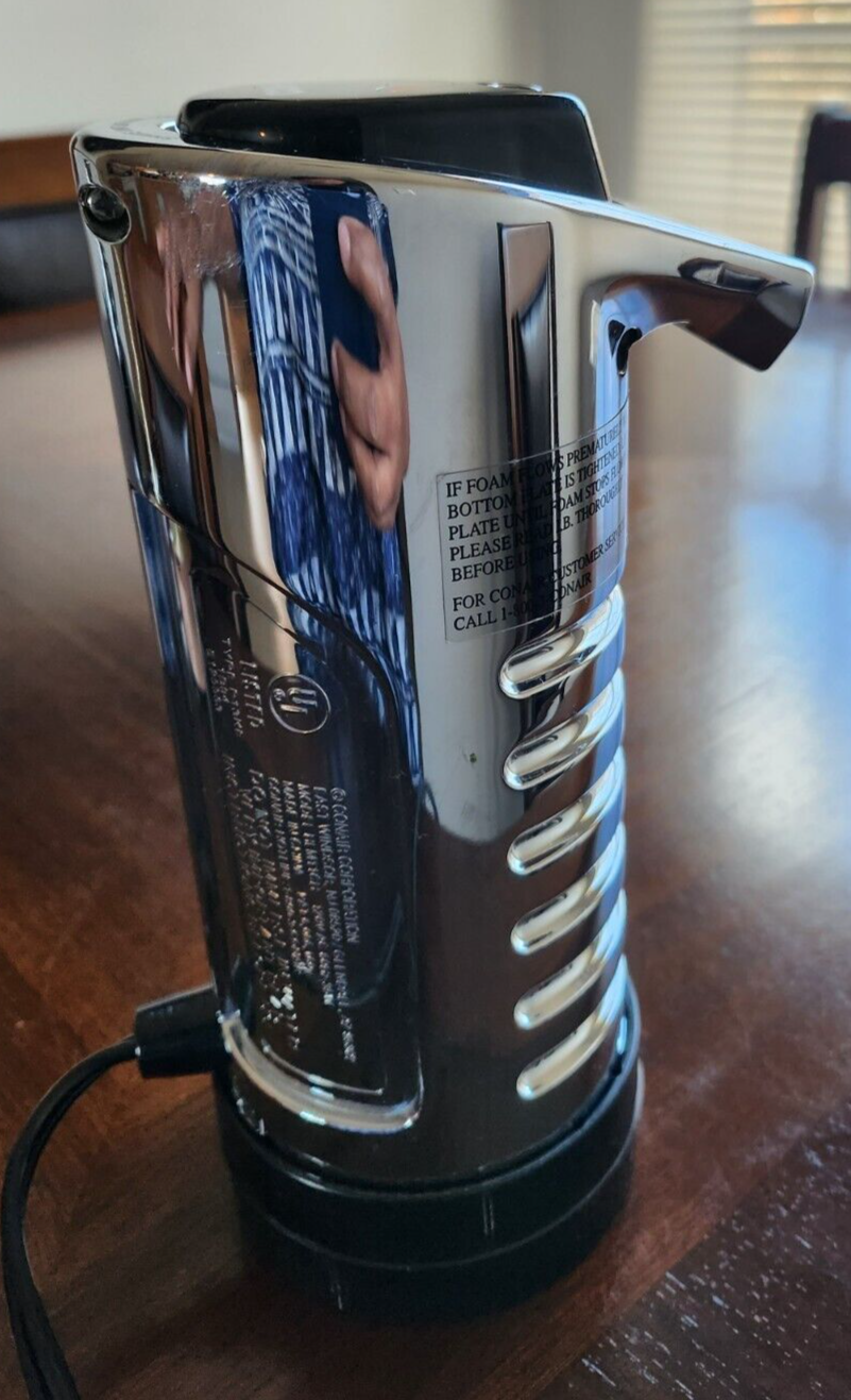 Conair Instant Hot Lather Shaving Cream Dispenser HLM11CH Chrome Finish