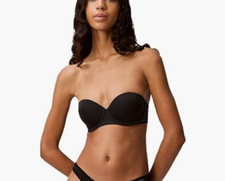 Calvin Klein Women's Perfectly Fit Strapless Convertible Push-up Bra Sz 32B 2637