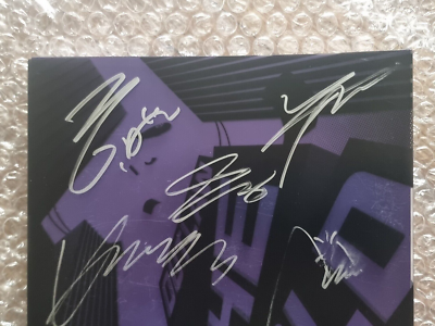 ATEEZ Promo Sticker THE WORLD EP.2 : OUTLAW Album Autographed Hand