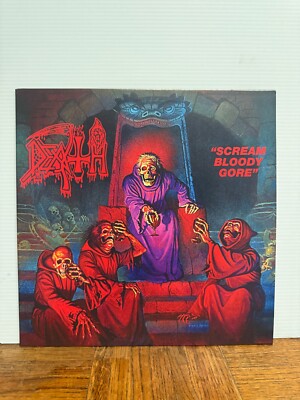 DEATH SCREAM BLOODY GORE LP Neon Violet Bone White Splatter LTD 2020 Gimme Vinyl