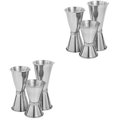  2 Pack Rührstäbchen Rührbecher Aus Edelstahl Messbecher Set Für Cocktails