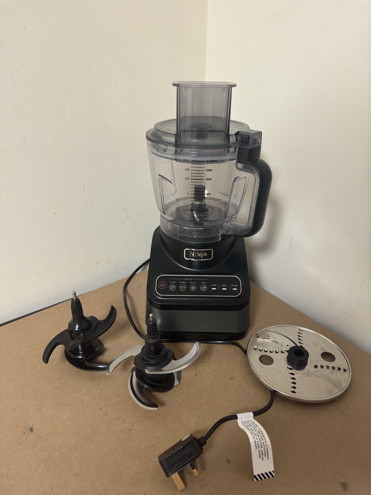 Ninja Food Processor with 4 Automatic Programs BN650UK Black eBay