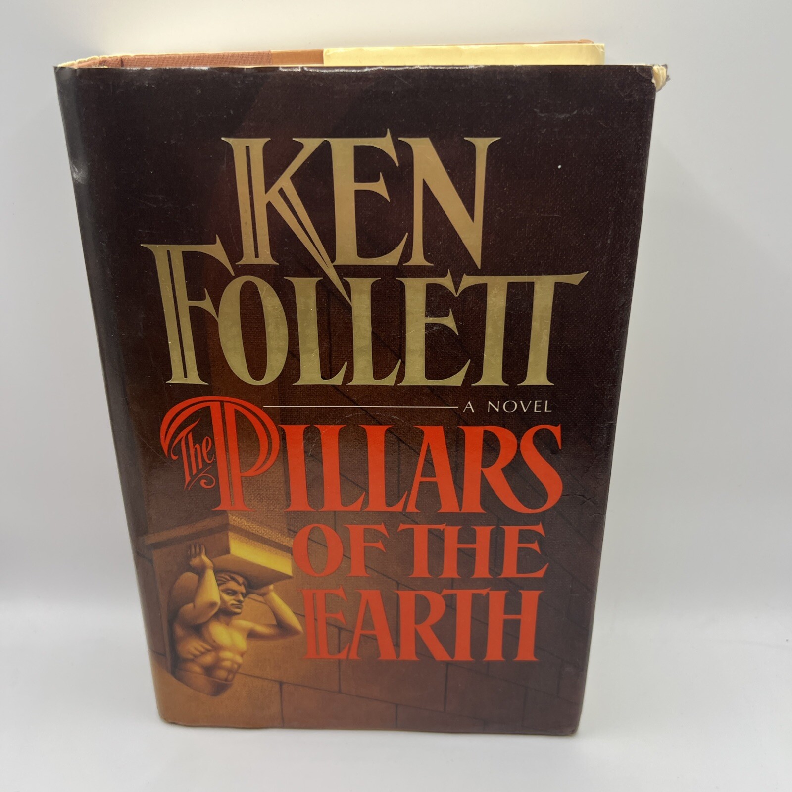 The Pillars Of The Earth - Ken Follett (1989 Hardcover) First Edition, EUC, Rare