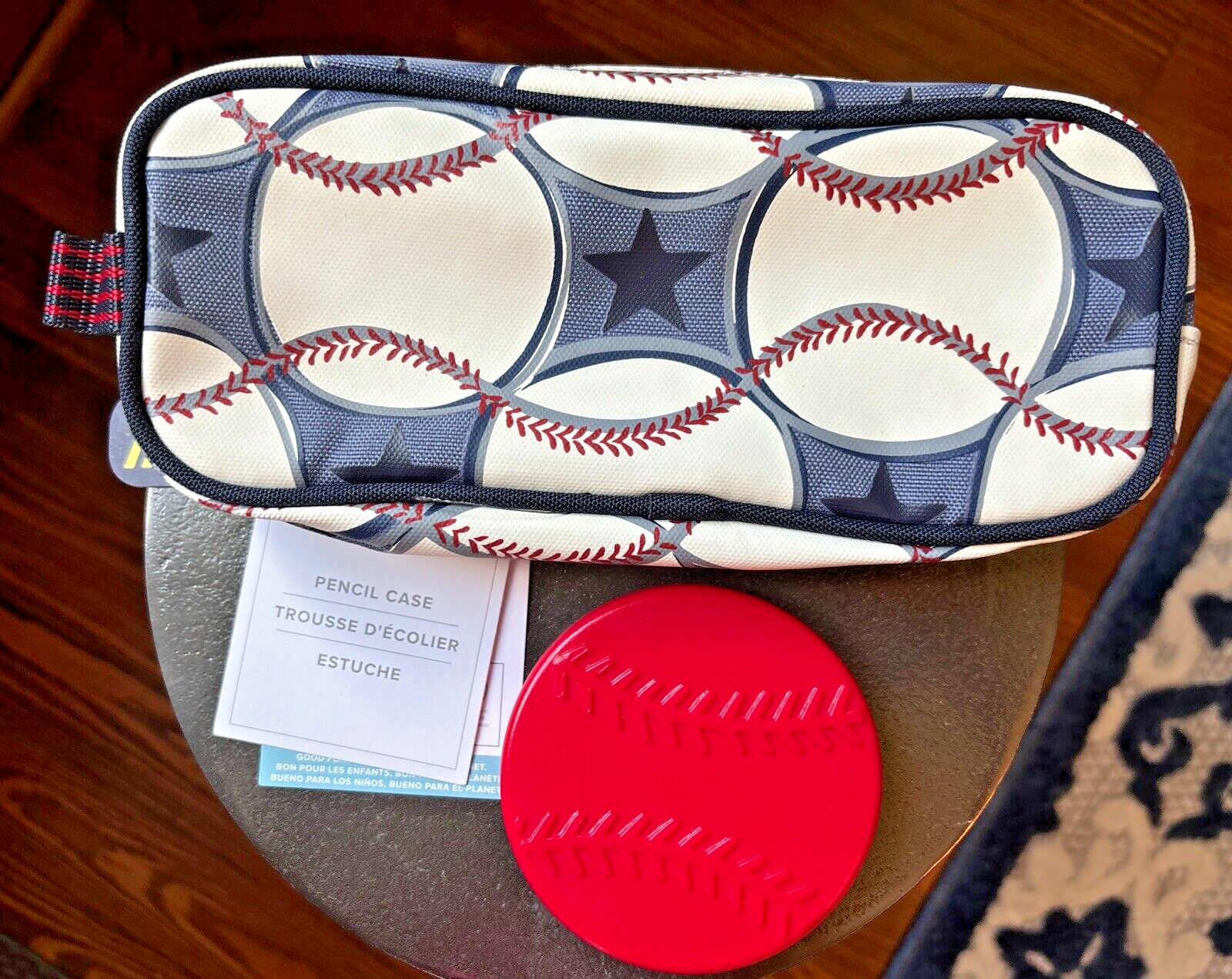 PONY Scuola Ceramica Fienile Baseball Sport CUSTODIA PORTAMATITE Ragazzo Disney Set da Viaggio Attrezzatura 