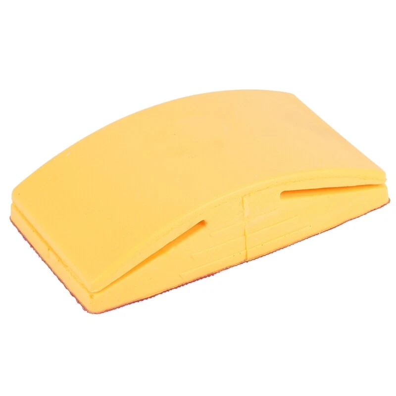 5 Inch Sanding Block Rubber Hook Loop Backing Pad Sandpaper Holder Hand GrinW5