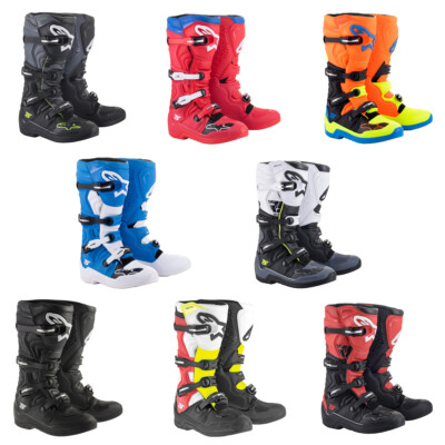 ALPINESTARS MENS TECH MOTORCYCLE MOTOCROSS MX RIDING BOOTS