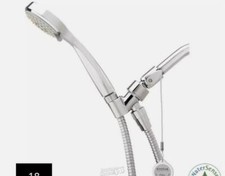 Evolve 3-Spray Patterns Wall Mount Water Massage Handheld Shower Head 1.5 GPM