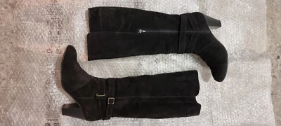 Bottes en daim noir p.39 - Photo 1/3