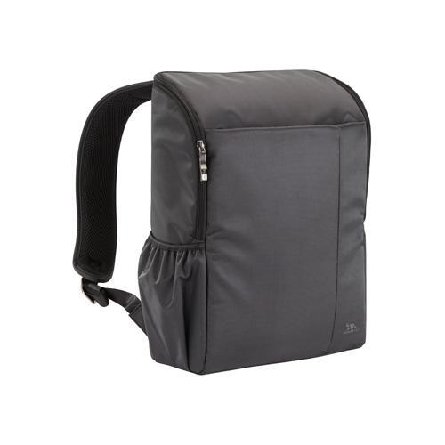 Rivacase 15.6 Inch Laptop Bag - Water-Resistant, Detachable Shoulder Strap, Padded Compartment, Black