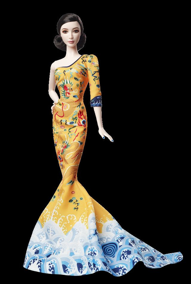 Chinese Barbie Collector Fan Bing Bing Barbie Doll With Chinese Barbie Collector Fan Bing Bing Barbie Doll With