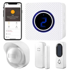 2.4GHz Wi-Fi Wireless Smart Doorbell Intelligent Sensor Doorbell Alarm 38 Chimes