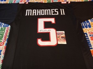 patrick mahomes signed jersey ebay