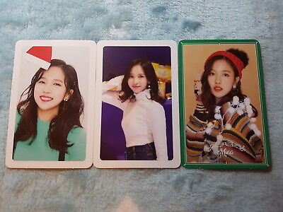 Twice Merry Happy Heart Shaker Mina Photocard Set Official K Pop Ebay