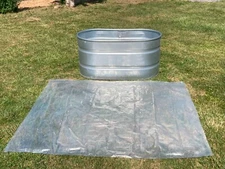 5 pack w/2 Elastic Bands - 100gal Stock Tank Liner for Horse Stock Tanks