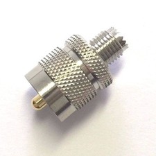 5 Pack UHF Male Plug PL-259 to Mini-UHF Female Jack RF Coax Adapter Connector