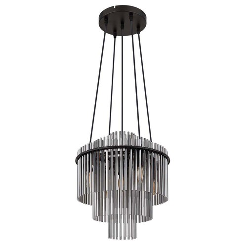 Luce a Sospensione Lampadario Sala da Pranzo Vetro Colori Fumi H 120 CM - Foto 6 di 6