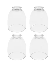Aspen Creative Corporation 23073-4 5-1/2 in. Clear Ceiling Fan Replacement Glass