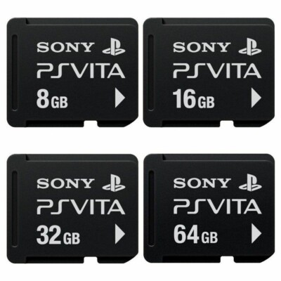 Sony PS Vita Memory Card Genuine Used Japan 4GB 8GB 16GB 32GB 64GB