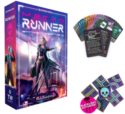  NIS Metro Runner + Metal PanOp Tiles + DropSite Expansion Board Game    