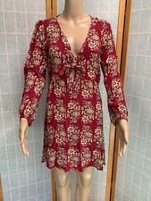 AEO American Eagle Outfitters ~M~ Floral Long Sleeved Tie Front Dress