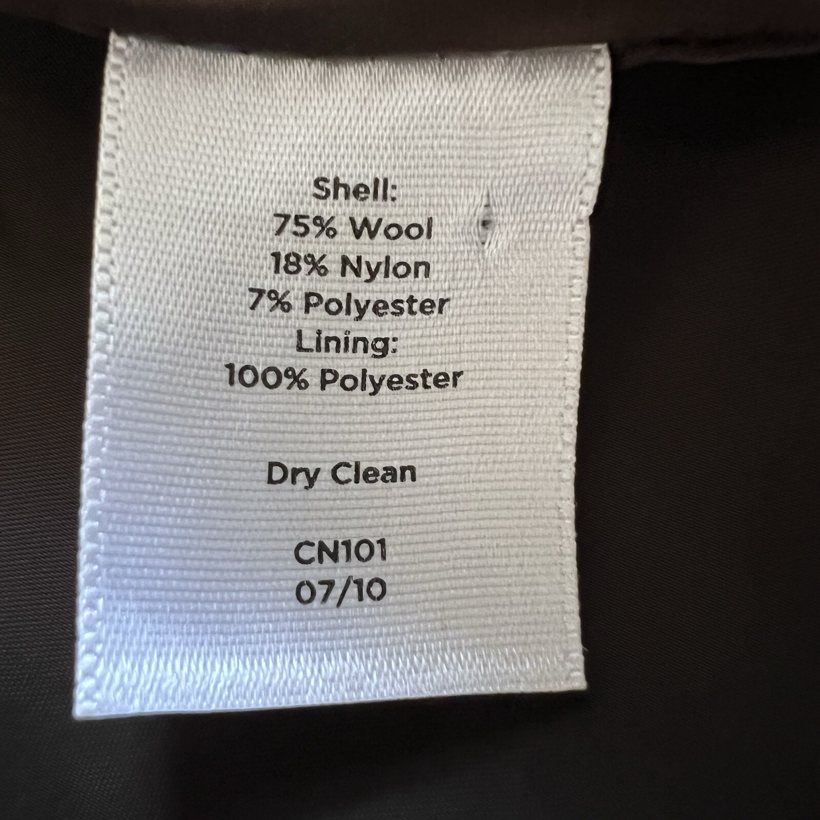 Talbots Brown Herringbone Patterned Blazer Wool A… - image 9