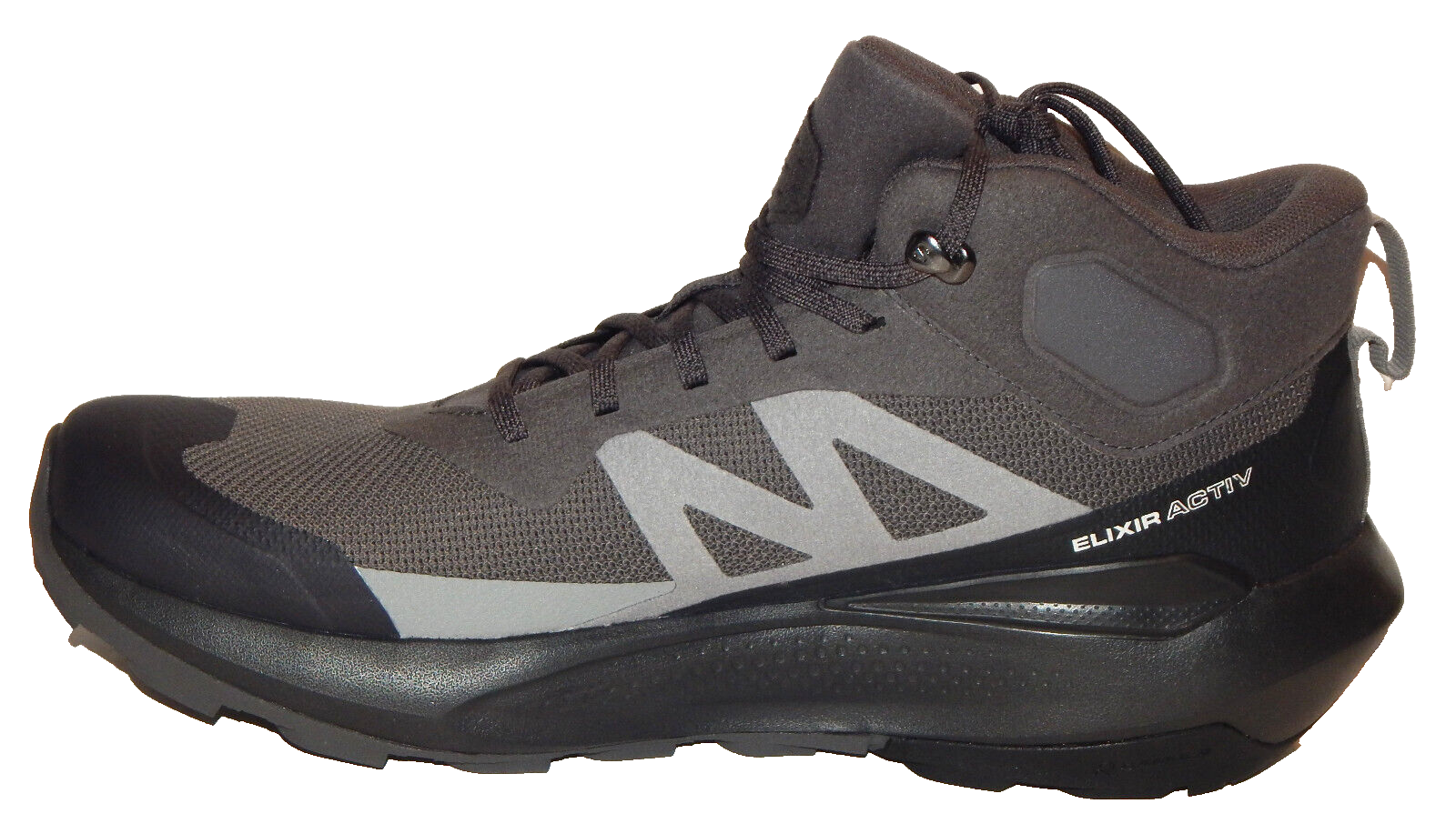 Stivali Salomon Elixir Activ Mid GTX Gore Tex da uomo taglia 11 5 grigio nero 474568