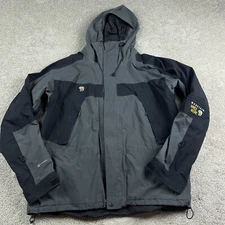 Mountain Hardwear Jacket Mens Extra Large Gray Exposure II Parka Conduit Ski